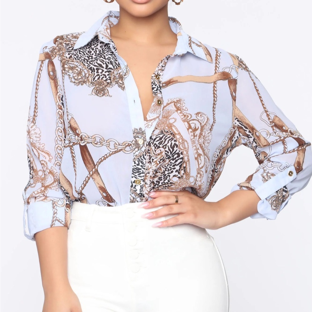 Fashion nova button up shirt